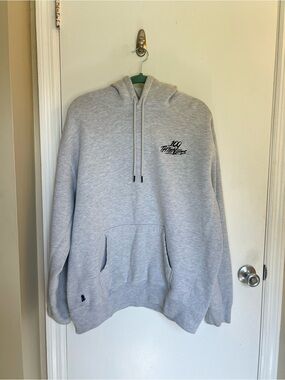 100 Thieves Men's Heather Grey Pullover Hoodie - Size XL
